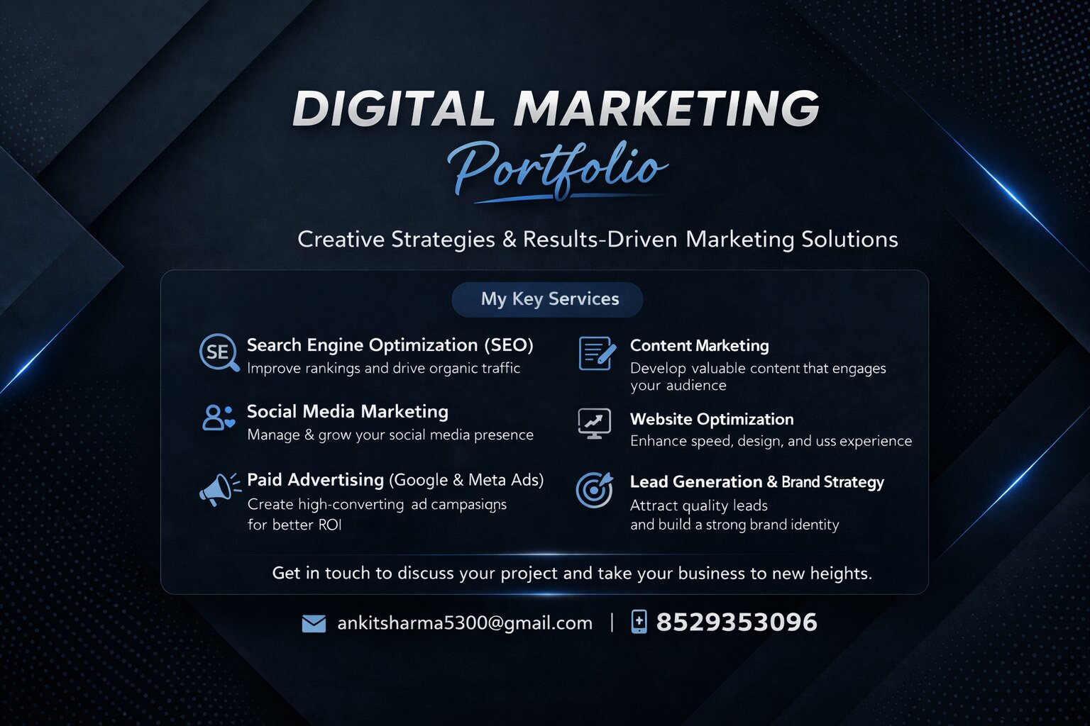 Digital Marketing Portfolio – Creative & Result Driven